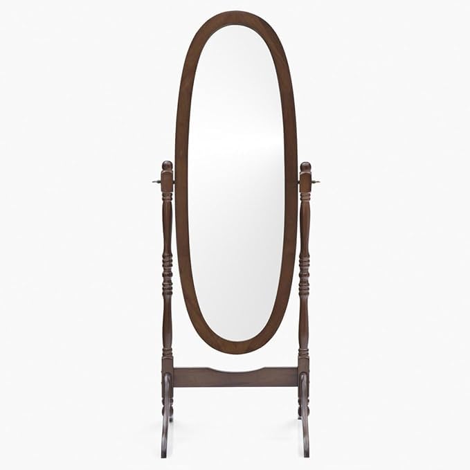 Heritage Arc Pine Standing Mirror - Image 7
