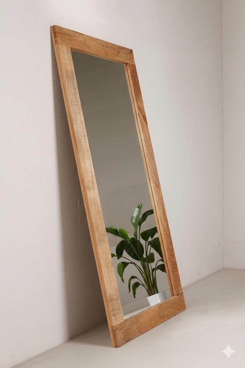 Timberline Classic Pine Floor Mirror - Image 4